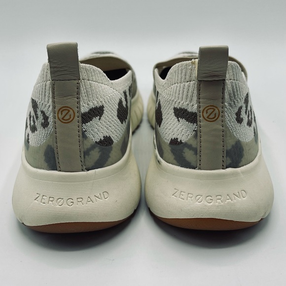 Cole Haan Zerogrand Flex Mary Jane Slip-On Ivory/White Cap Grey/Walnut Leopard - Picture 5 of 9